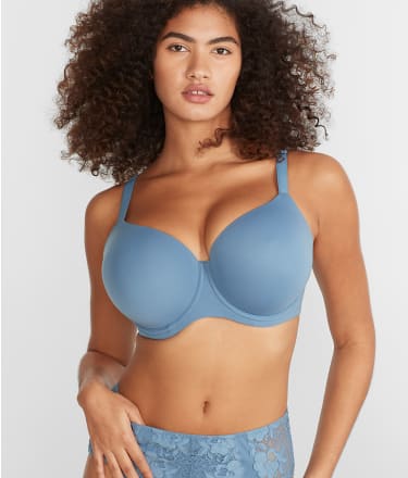 Bare The Favorite Wire-Free Smoothing T-Shirt Bra 34DDD, Ash Rose