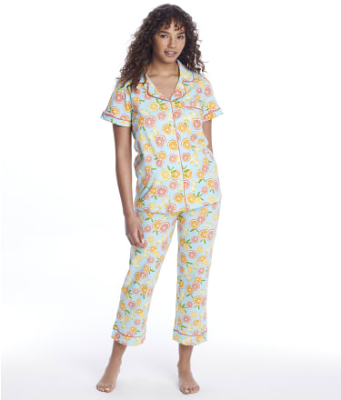 Bedhead Citrus Cropped Knit Pajama Set & Reviews | Bare Necessities ...