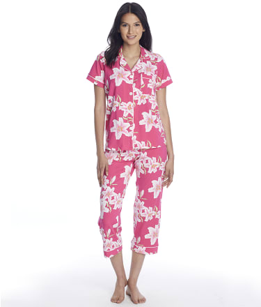 Bedhead In Full Bloom Cropped Knit Pajama Set & Reviews | Bare ...