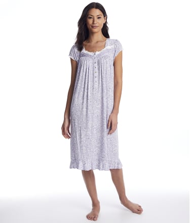 Eileen West Silver Lining Waltz Knit Nightgown & Reviews | Bare ...