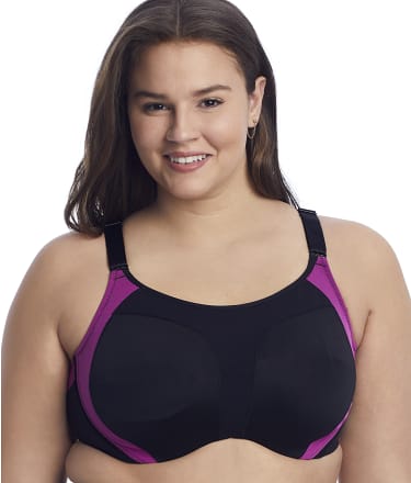 Elila Zaylee High Impact Underwire Sports Bra, 36K, Black : :  Clothing, Shoes & Accessories