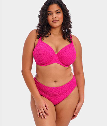 Elomi Plus Size Bazaruto Mid-Rise Bikini Bottom & Reviews