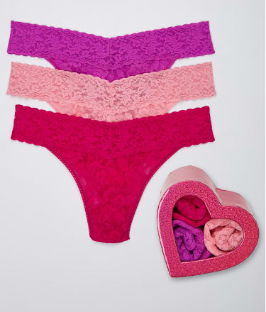 Valentine's Day 3 Pack Original Rise Thongs