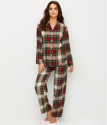 Lauren Ralph Lauren Classic Flannel Pajama Set & Reviews | Bare ...