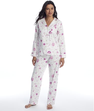Lauren Ralph Lauren Ivory Floral Knit Pajama Set & Reviews | Bare ...
