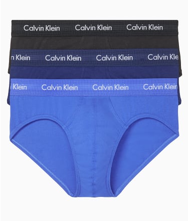 Calvin Klein Cotton Stretch Hip Brief 3-Pack & Reviews | Bare ...