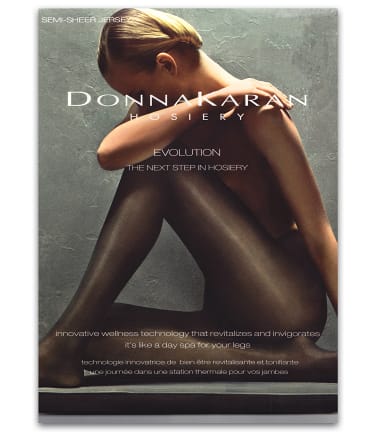852B1 Donna Karan OB859 Evolution Micro Massaging Knee Highs 2 Pair OSFM Black 