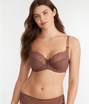 30F Bra Size in Chestnut by Panache Three Section Cup