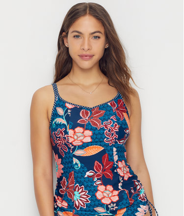 Pour Moi Reef Floral Underwire Tankini Top & Reviews | Bare Necessities ...