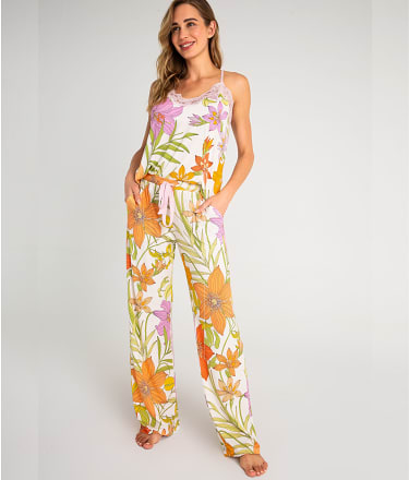 P.J. Salvage Lazy Days Floral Knit Cami Pajama Set & Reviews | Bare ...