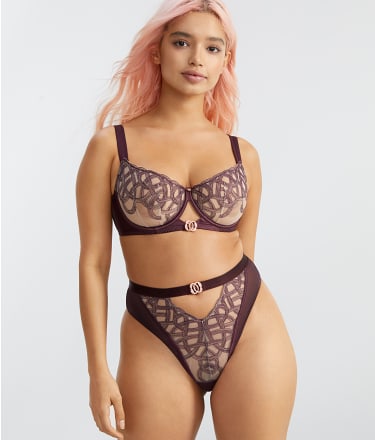 Scantilly by Curvy Kate Lovers Knot Thong & Reviews | Bare Necessities  (Style ST020212)
