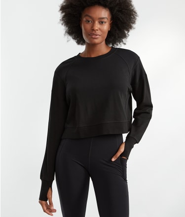 Sweaty Betty After Class Cropped Sweatshirt & Reviews | Bare ...