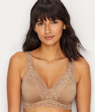 Warners Womens Lace Escape Wire-Free Contour with Lace Trim Bra :  : Clothing, Shoes & Accessories