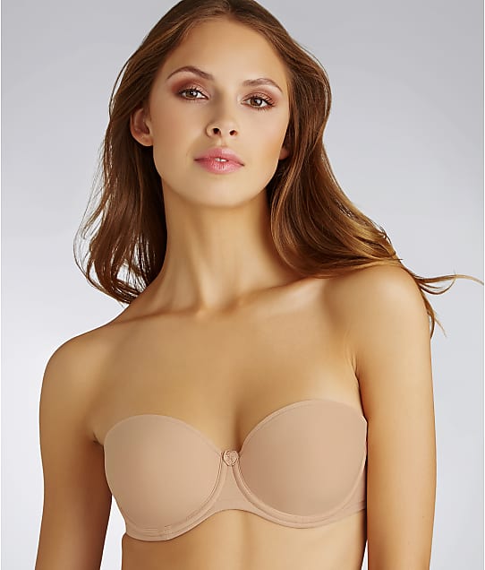 Marie Jo Tom Strapless T-Shirt Bra in Cafe Latte(Front Views) 012-0828