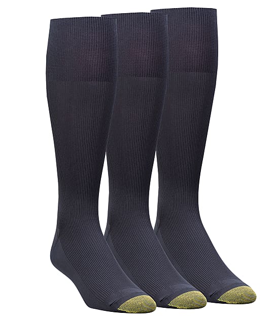 Gold Toe Metropolitan Big & Tall Dress Socks 3Pack & Reviews Bare