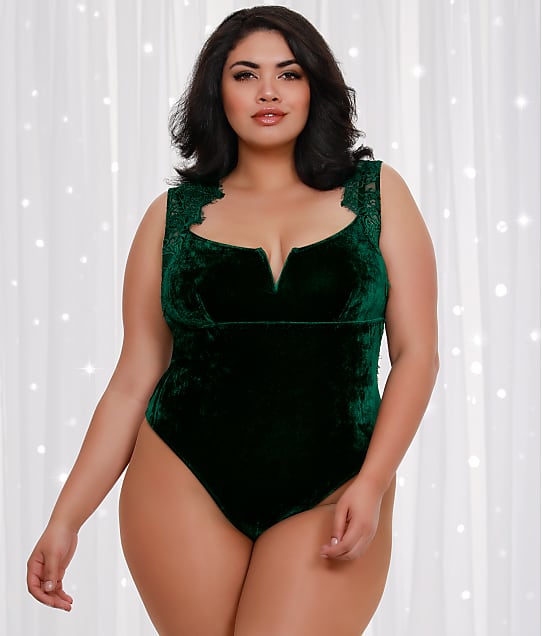 plus size velvet swimsuit