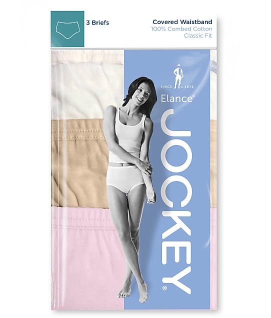 Jockey Elance Brief 3Pack & Reviews Bare Necessities (Style 1484)