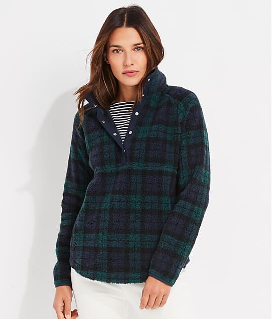 sherpa snap pullover