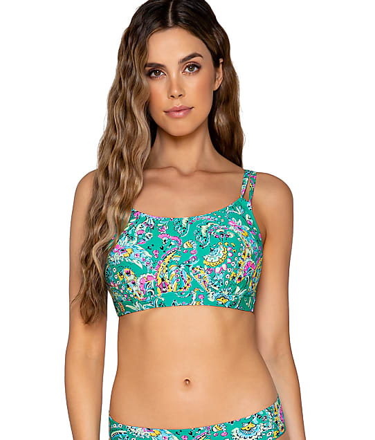 Sunsets Paradise Paisley Taylor Underwire Bikini Top in Paradise Paisley 56D-PARPA