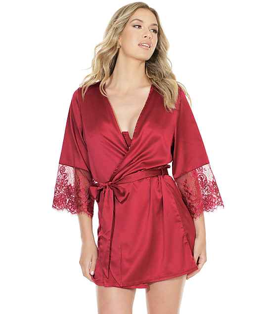 Coquette Satin Short Robe & Reviews | Bare Necessities (Style 7224)