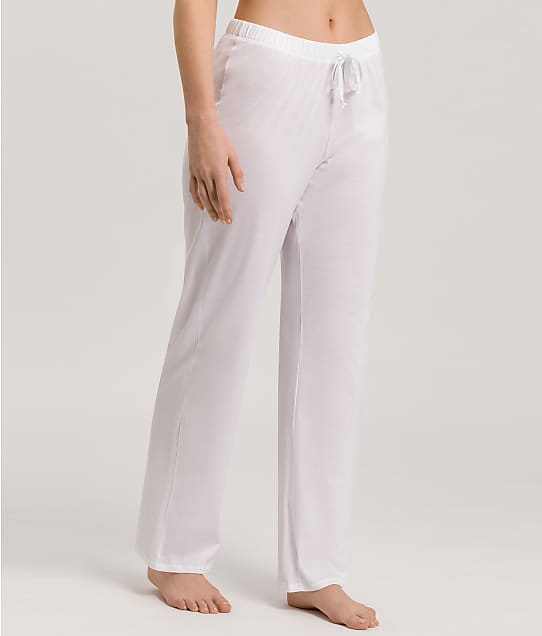 Hanro Cotton Deluxe Lounge Pants in White 77955