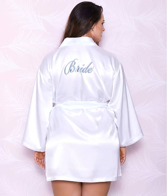 plus size bride robe