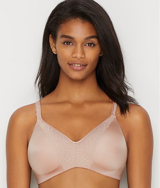 Bali One Smooth U Post Surgery Comfort Wire-Free Bra in Nude Lace DFYYEQ