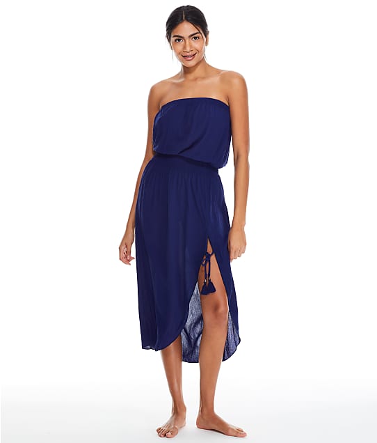 Becca Ponza Woven Strapless Dress Cover 