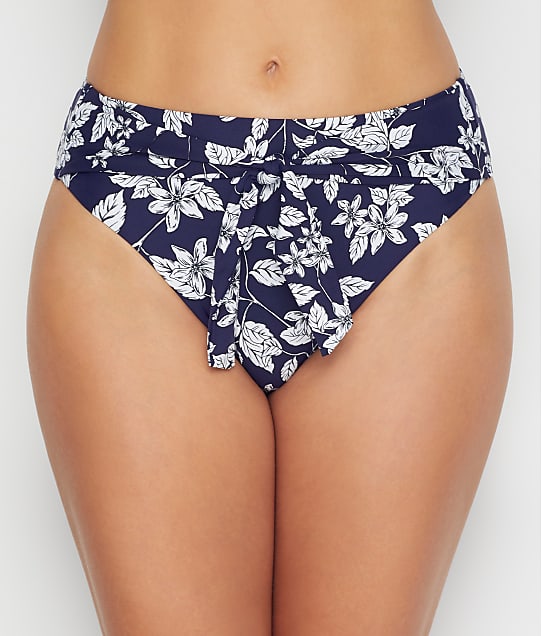 Birdsong Moonflower High-Waist Bikini Bottom in Moonflower S20155-MNFL