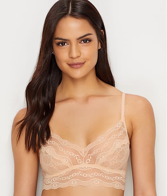 b.tempt'd by Wacoal Lace Kiss Bralette in Mother Of Pearl(Front Views) 910182
