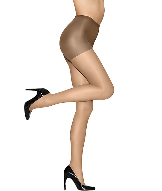Hanes Hanes Alive Full Support Control Top Pantyhose 6-Pack in Barely There(Front Views) C06810