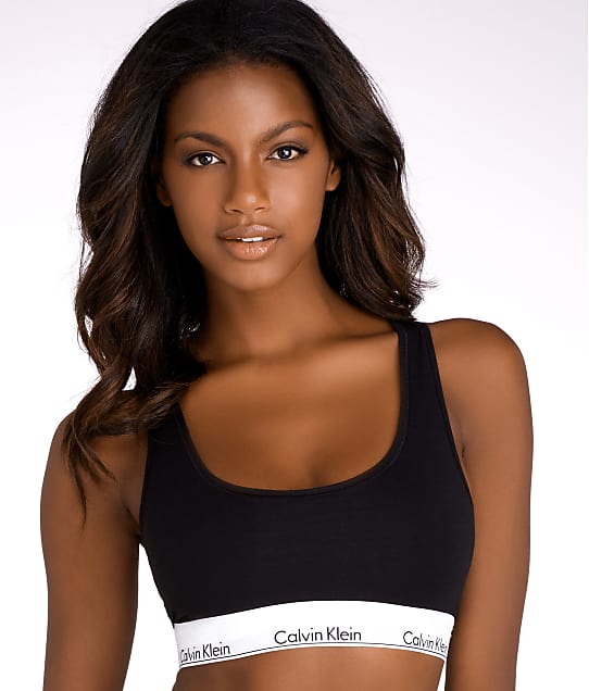 calvin klein modern cotton racerback bra