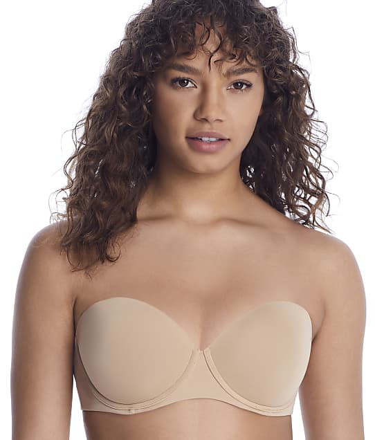 Calvin Klein Push-Up Strapless Bra in Bare(Front Views) QF5677