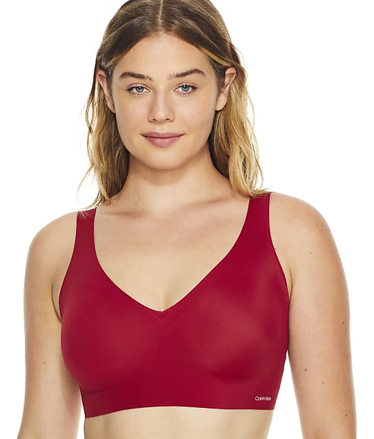 Calvin Klein Invisibles Lift Plunge Bralette in Rebellious(Front Views) QF5785
