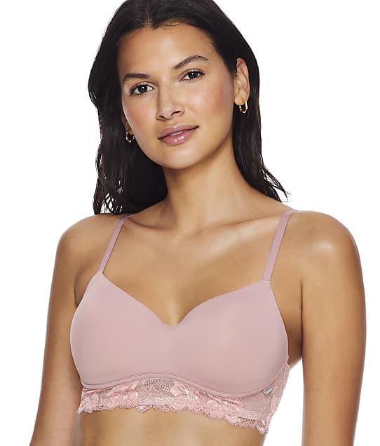Calvin Klein Perfectly Fit Flex Wire-Free Bralette in Fresh Pink(Front Views) QF6638