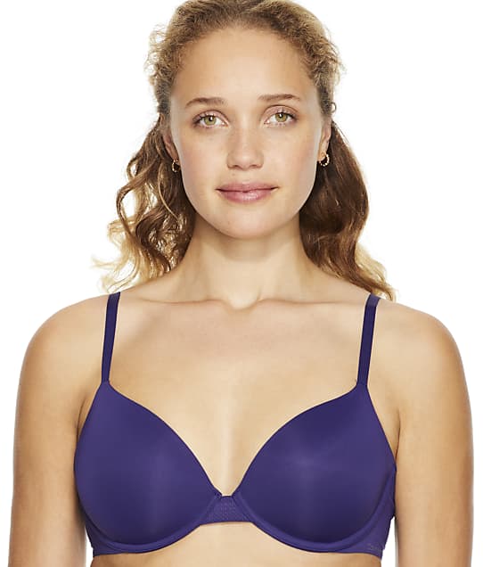 Calvin Klein Perfectly Fit Flex Demi Bra in Purple Fuss(Front Views) QF9005