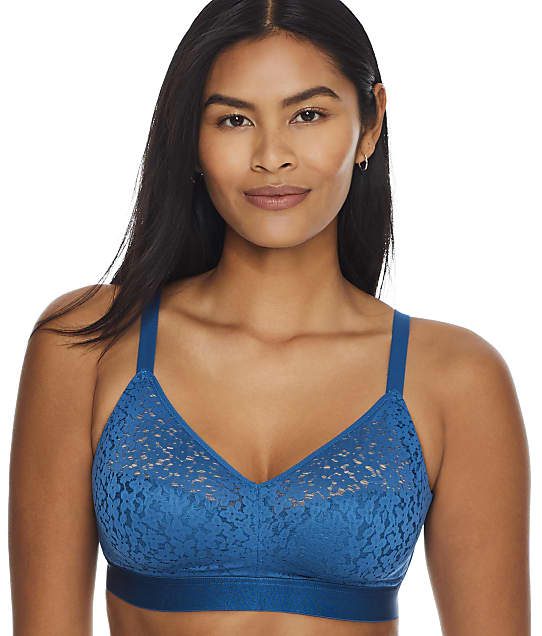 Chantelle Norah Seamless Wire-free Bra in Myrtle Blue(Front Views) 13F8