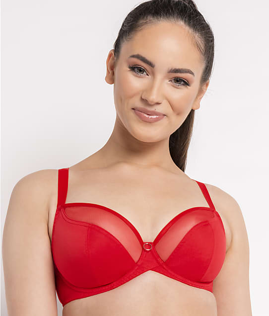 Curvy Kate Daily Balcony Bra in Flame Red CK037100