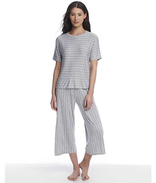 DKNY Sleepwear Knit Cropped Pajama Set & Reviews | Bare Necessities ...