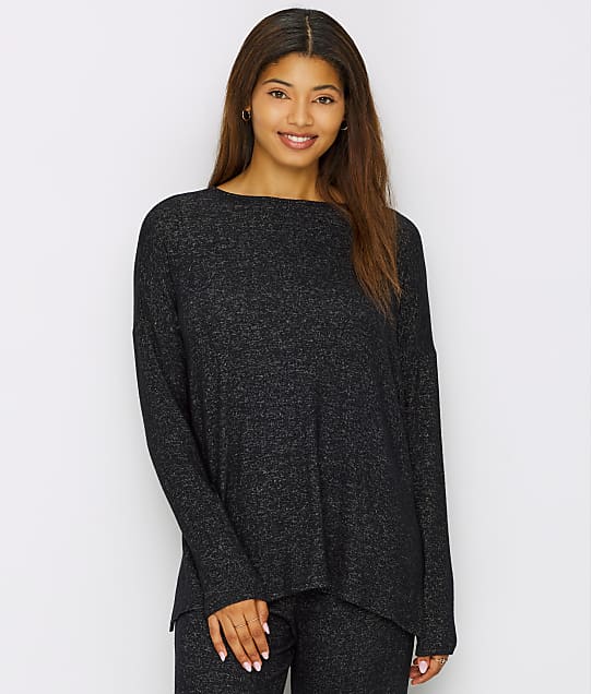 Donna Karan Sleepwear Sweater Knit Lounge Top & Reviews | Bare ...