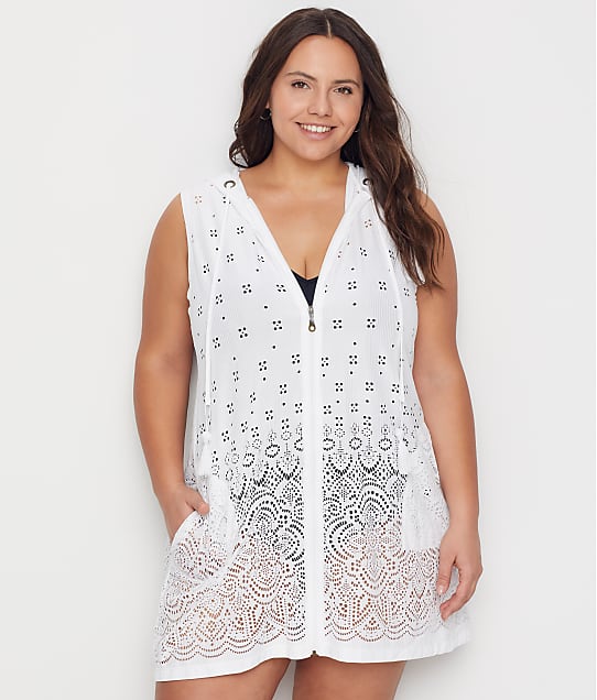 Dotti Plus Size Gypsy Gem Hooded Swim 