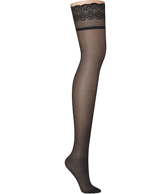 DKNY Sheer Lace Thigh Highs & Reviews Bare Necessities (Style DYS024)