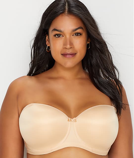 Elomi Smoothing Strapless Bra in Nude(Front Views) EL1230
