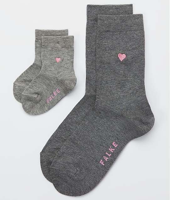 Falke Mini Me Sock Set in Grey Melange 46398N