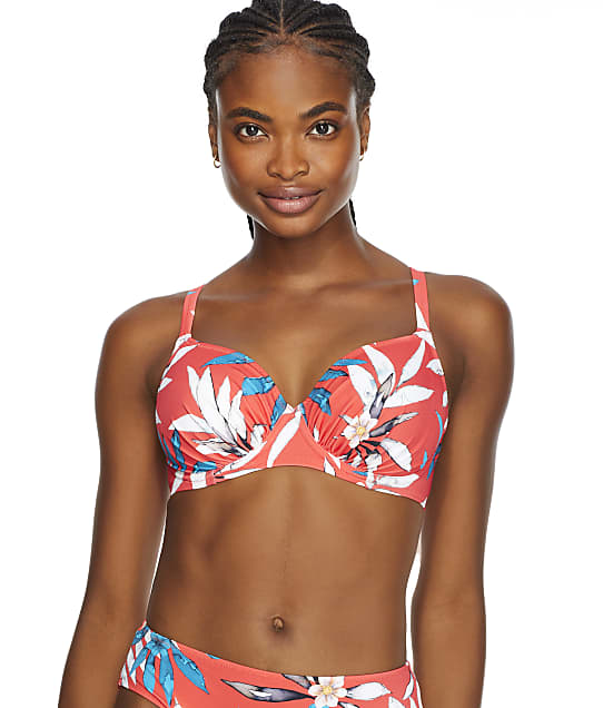 Fantasie Santos Beach Gather Full Cup Bikini Top  in Pomegranate FS501101