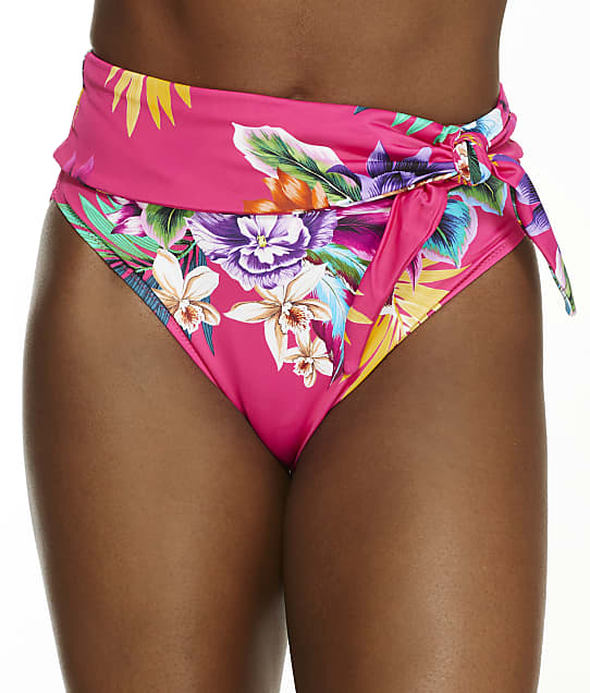Fantasie Halkidiki High-Waist Bikini Bottom in Orchid(Front Views) FS501978