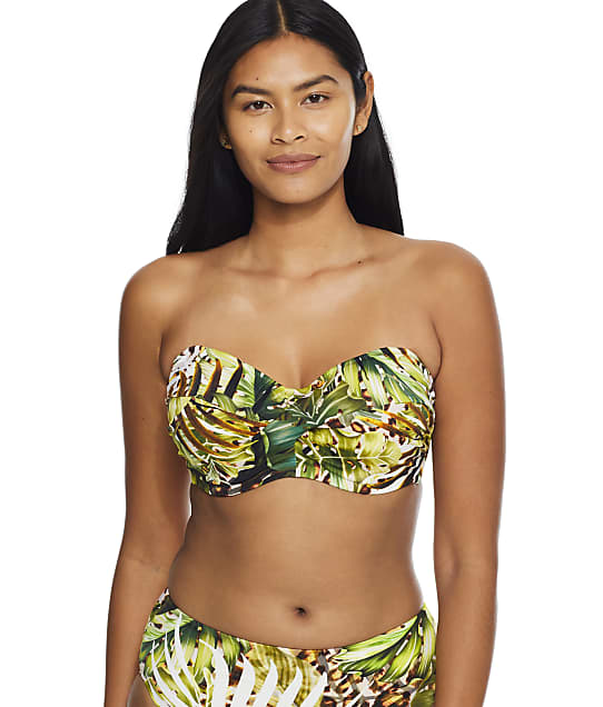 Fantasie Kabini Oasis Bandeau Bikini Top in Multi FS502109
