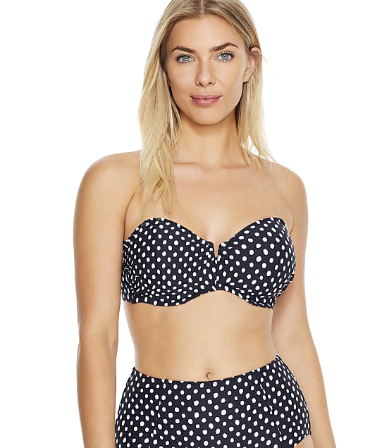 Fantasie Santa Monica Bandeau Bikini Top in Multi(Front Views) FS6723