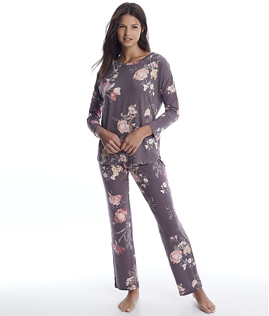 Flora Nikrooz Kathy Floral Knit Pajama Set & Reviews | Bare Necessities