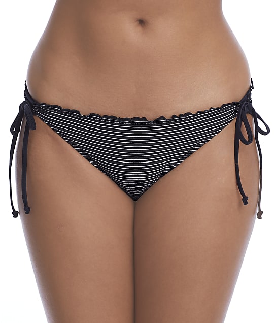 Freya Ocean Calling Side Tie Bikini Bottom in Midnight(Front Views) AS201475